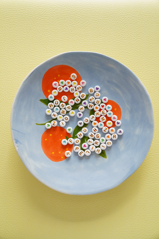 CHARM #107 - round colourful letters