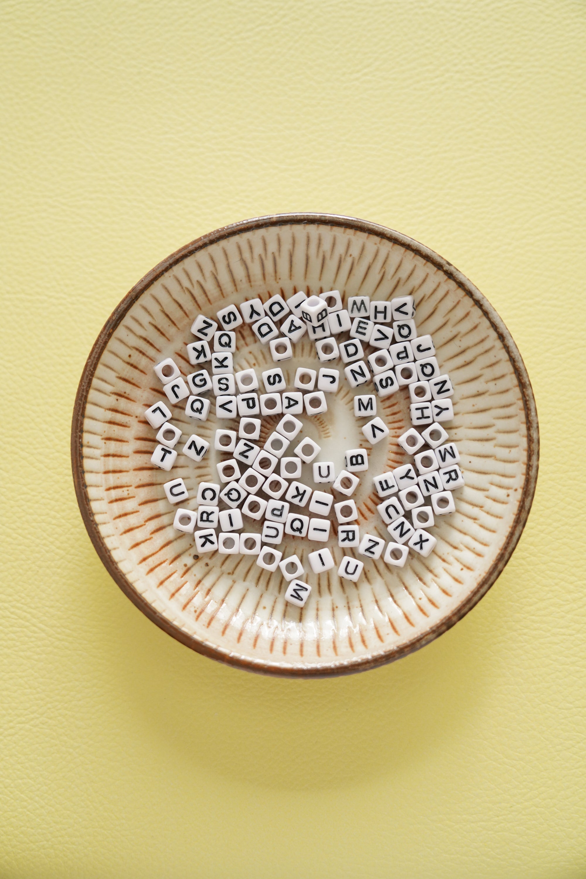 CHARM #105 - square b&w letters